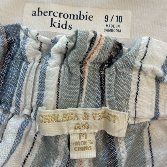 Abercrombie Kids Tank & Chelsea & Violet Paper bag Shorts Girls Size Medium - Picture 11 of 14